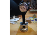 Piston Clock Black - BavarianMotorWorkshop.com
