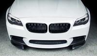 BMW F10 5 Series Front Splitters Carbon Fiber M Bumper - BavarianMotorWorkshop.com