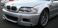 BMW E46 M3 Series Front Splitters Carbon Fiber - BavarianMotorWorkshop.com