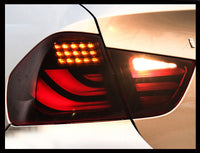 BMW E90 LCI 3 Series Custom Smoked LED Tail Lights - BavarianMotorWorkshop.com