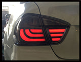 BMW E90 3 Series Custom Smoked LED Tail Lights - BavarianMotorWorkshop.com