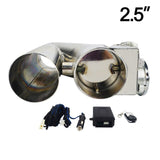 2.5" / 3" Exhaust Cutout with Remote Control Stainless Steel - BavarianMotorWorkshop.com