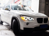 BMW E84 X1 Series Custom Headlights LED Xenon - BavarianMotorWorkshop.com