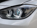 BMW F30 F31 F34 3 series Crystal M4 Style Halo Ring LED Full RGB - BavarianMotorWorkshop.com